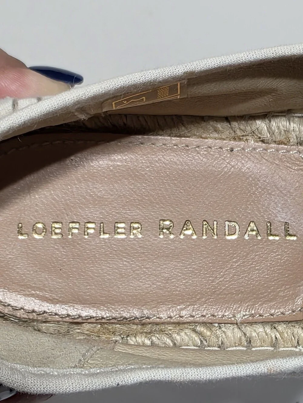 LOEFFLER RANDALL LEOPARD BOW DETAIL ESPADRILLES SZ 36 (US 6)